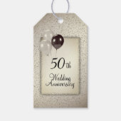 50ste Jubileum voor bruiloft Gift Labels Cadeaulabel (Voorkant)