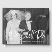 50ste Jubileum voor bruiloft met foto's - We doen  Gastenboek (Voorkant)