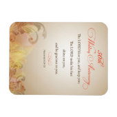 50ste Jubileum voor bruiloft, Religieuze Lord Bles Magneet (Horizontaal)