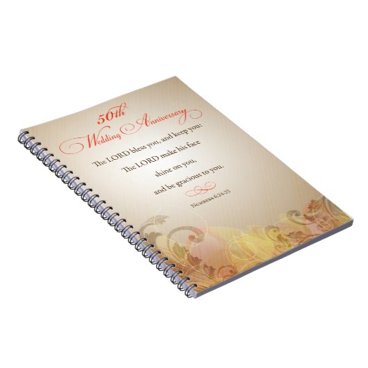 50ste Jubileum voor bruiloft, Religieuze Lord Bles Notitieboek (Rechterzijde)