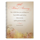 50ste Jubileum voor bruiloft, Religieuze Lord Bles Notitieboek (Voorkant)