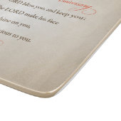 50ste Jubileum voor bruiloft, Religieuze Lord Bles Snijplank (Hoek)