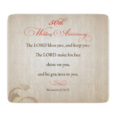 50ste Jubileum voor bruiloft, Religieuze Lord Bles Snijplank (Voorkant)