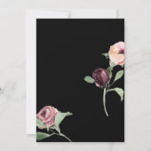 50ste Jubileum voor bruiloft Rood Rose Gold Glitte Kaart (Achterkant)