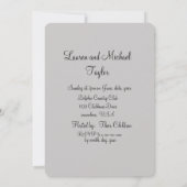  50ste Jubileum voor bruiloft, uitnodiging (Achterkant)