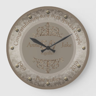 50ste Jubileum voor weddenschappen Gifts for Coupl Grote Klok