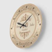 50ste Jubileum voor weddenschappen Gifts for Coupl Grote Klok (Hoek)