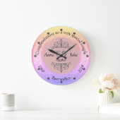 50ste Jubileum voor weddenschappen Gifts for Coupl Grote Klok (Huis)