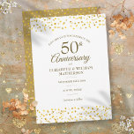 50ste Jubileum voor weddenschappen - Golden Love H Save The Date<br><div class="desc">Met een delicaat gouden liefde hartenbekentenis. Pas je aan met je speciale vijftig jaar gouden verjaardag,  sla je de datuminformatie op in het schrift. Ontworpen door: Thisnotme©</div>