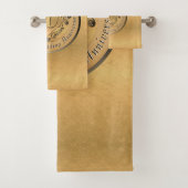 50ste Jubileum voor weddenschappen Golden Medallio Bad Handdoek (Insitu)