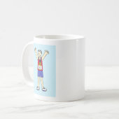 50ste marathon gefeliciteerd voor hem koffiemok (Voorkant links)