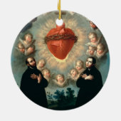 50ste priesterwijding Priester Gouden Jubileum Keramisch Ornament (Achterkant)