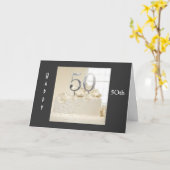 50ste TROUWDAAG WENSEN Kaart (Gele Bloem)