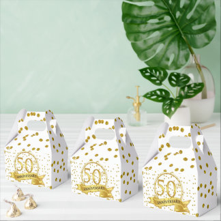 50ste trouwdag bedankdoosjes