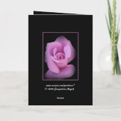 50ste trouwdag felicitatie roze roos kaart (Achterkant)