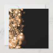 50ste trouwdag Glamour Glitters Goud  Kaart (Achterkant)