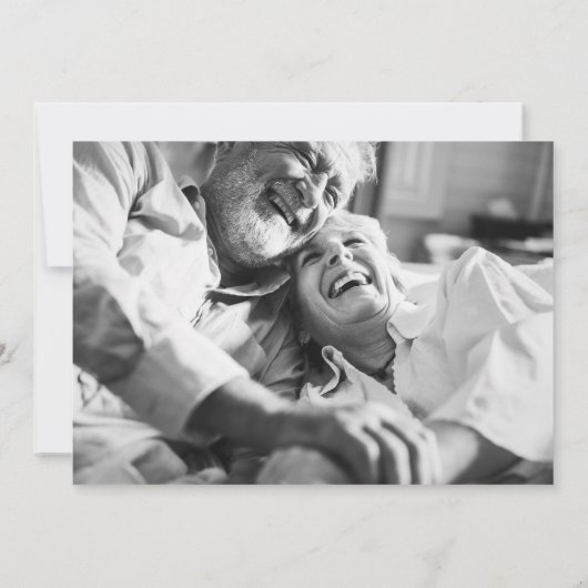 50ste trouwdag gouden hart kalender foto save the date (Achterkant)