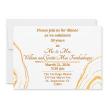 50ste trouwdag Gouden Huwelijksjubileum Feest