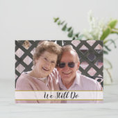 50ste trouwdag Huwelijk We Doen Het Nog Steeds Fot Kaart (Staand voorkant)