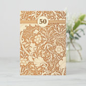 50ste trouwdag jubileum kaart (Staand voorkant)