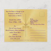 50ste trouwdag jubileumkaart - uitnodiging opslagk (Achterkant)