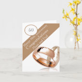 50ste trouwdag kaart (Gele Bloem)