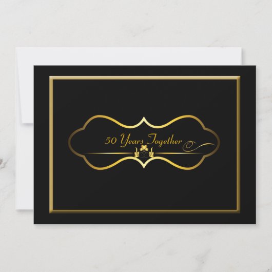 50ste trouwdag kaart (Voorkant)