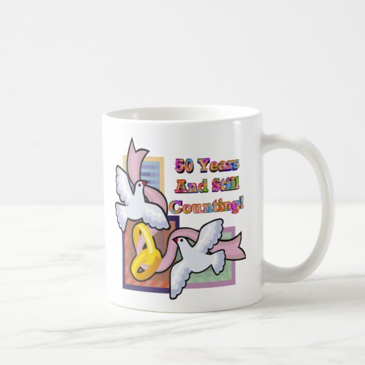 50ste trouwdag koffiemok (Rechts)