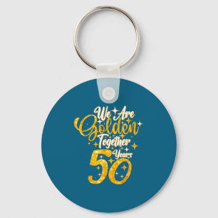 50ste trouwdag wij gouden samen 50 jaar sleutelhanger