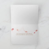 50ste trouwdag witte roos op goud kaart (Binnen)