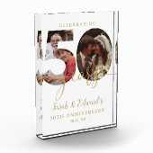 50ste trouwjubileum Goud 2  Fotoblokken (Links)