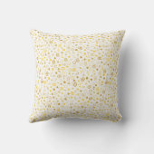50ste trouwjubileum gouden confetti kussen (Achterkant)