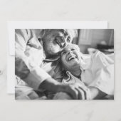 50ste trouwjubileum Gouden Hart Kalender Foto Save The Date (Achterkant)