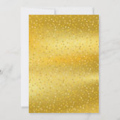 50ste trouwjubileum gouden harten folie kaart (Achterkant)