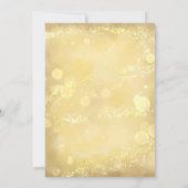 50ste trouwjubileum gouden sieraden uitnodiging  (Achterkant)