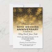 50ste trouwjubileum Gouden Vakantie Glans Kaart (Voorkant)