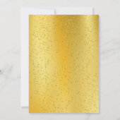 50ste trouwjubileum goudstof folie kaart (Achterkant)