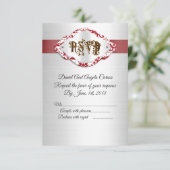 50ste trouwjubileum RSVP Kaart (Staand voorkant)