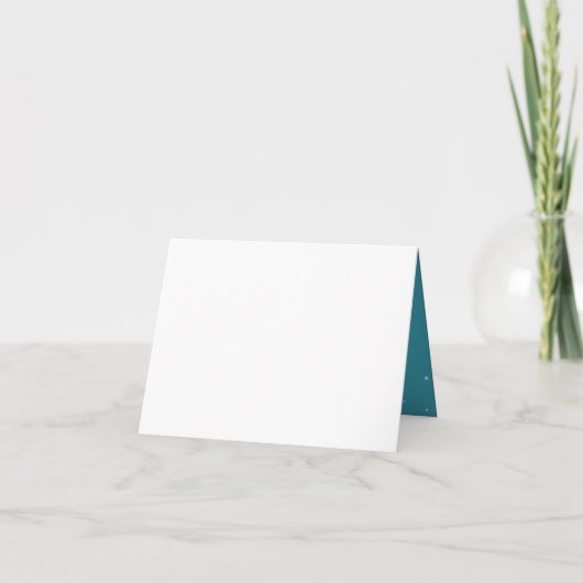 50ste trouwjubileum sprankelende golf blauw (Achterkant)