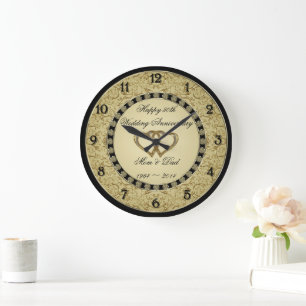 50ste trouwjubileum wandklok