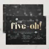 50ste uitnodiging Five-oh (Voorkant / Achterkant)