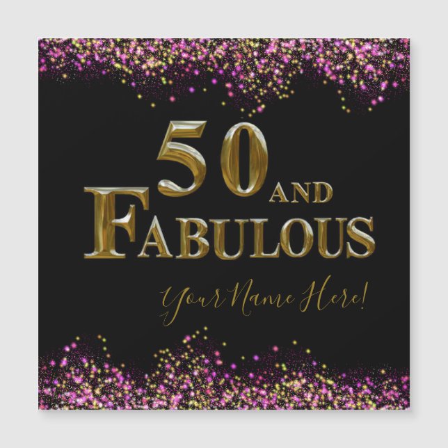 50ste verjaardag (Voorkant)