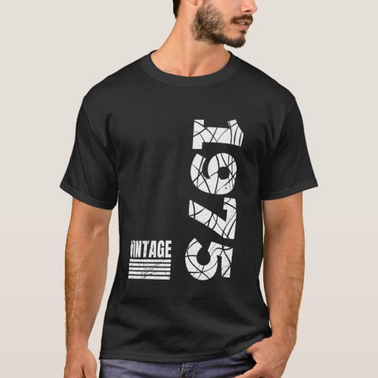 50ste verjaardag 1975 50ste verjaardag t-shirt (Voorkant)