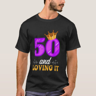 50ste verjaardag 50 EN DOL OP HET LEVEN Leuk voor T-shirt