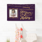 50ste verjaardag | 50 jaar in de maak | PAARSE Spandoek (Insitu)