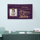 50ste verjaardag | 50 jaar in de maak | PAARSE Spandoek (Beurs)