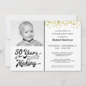 50ste Verjaardag 50 JAAR IN HET MAKEN VAN Gouden C Kaart (Voorkant)