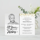 50ste Verjaardag 50 JAAR IN HET MAKEN VAN Gouden C Kaart (Staand voorkant)