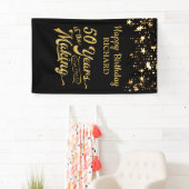 50ste verjaardag 50 JAAR IN HET MAKEN VAN Gouden S Spandoek (Insitu)