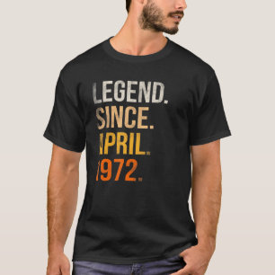 50ste verjaardag 50 jaar oude legende sinds april  t-shirt